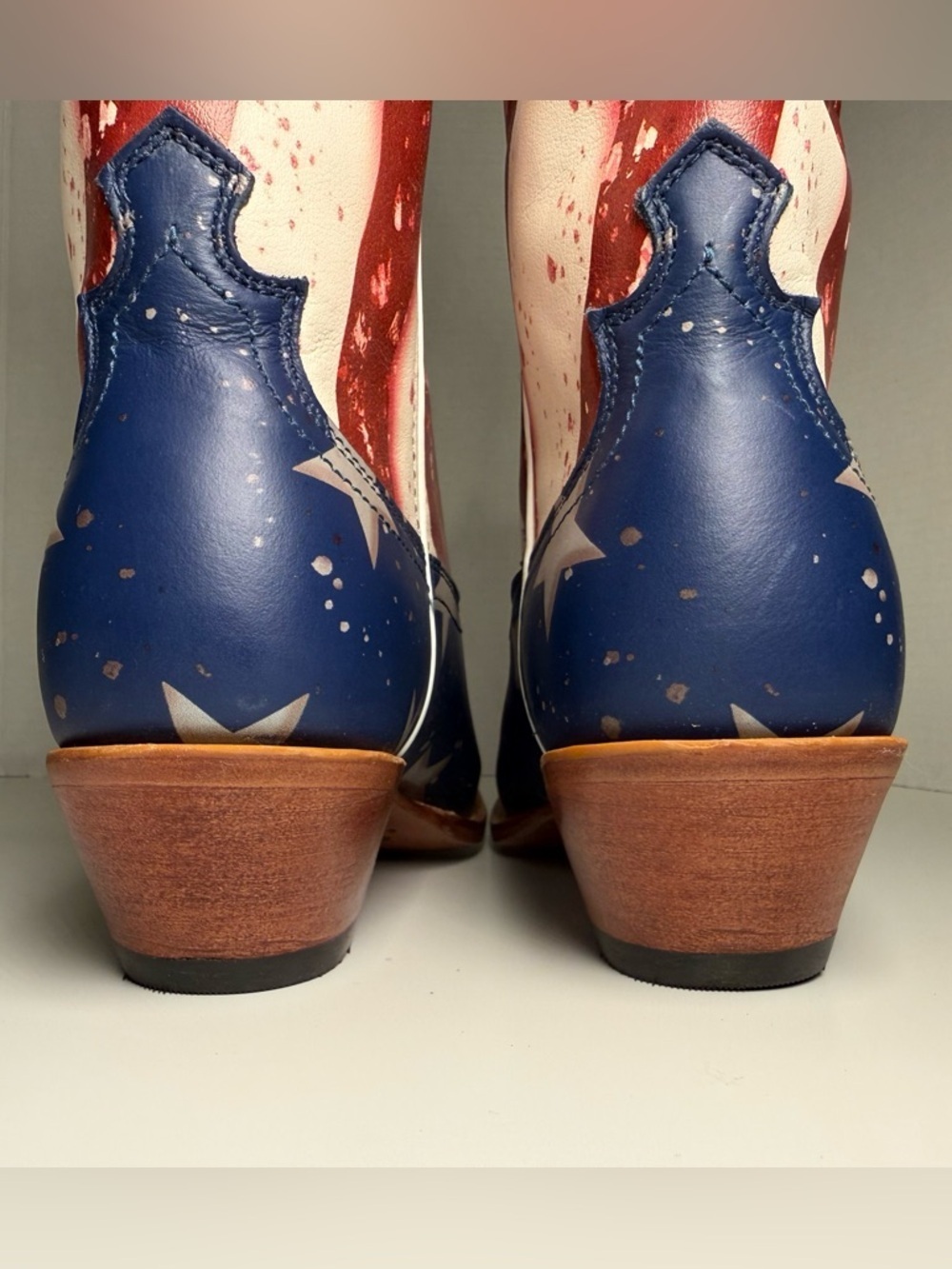 Twisted X Women's Steppin' Out Western Boots American Flag Snip Toe Size 10B USA - Picture 10 of 16